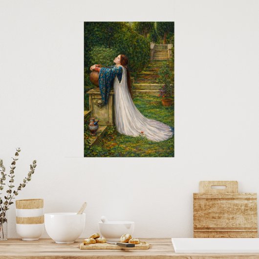 Isabella and the Pot of Basil by Waterhouse Poster (Küche)