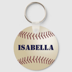 Isabella Baseball Keychain von 369MyName Schlüsselanhänger
