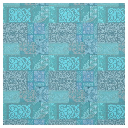 Isabella Blue Stoff (Muster)