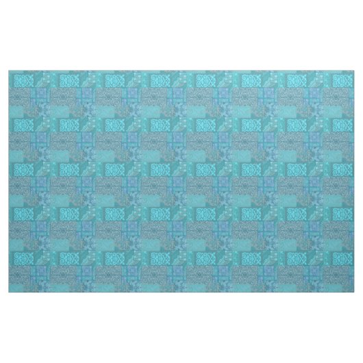 Isabella Blue Stoff (Fat Quarter (45,7 x 55,9 cm))