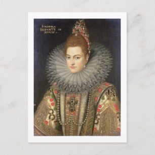 Isabella Clara Eugenia (1566-1633) Infanta of Spai Postkarte
