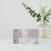 Isabella Dâ € ™ Estedeutsch: Porträt von Isabella Visitenkarte (Stehend Vorderseite)