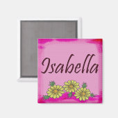 Isabella Daisy Magnet (Vorderseite/Rückseite)