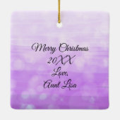 Isabella - Der Name Isabella Whimsical Zeichnend Keramikornament (Rückseite)