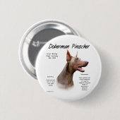 Isabella Doberman History Button (Vorne & Hinten)