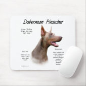 Isabella Doberman History Mousepad (Mit Mouse)