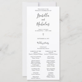 Isabella Einfaches Script Christlich Wedding Progr