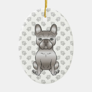Isabella French Bulldog / Französisch Niedlicher H Keramik Ornament