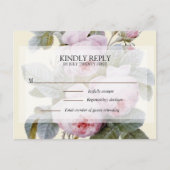 Isabella II Vintage Rose UAWG Postkarte (Vorderseite)