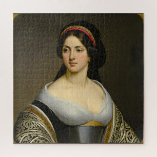 "Isabella Marie Rousseau" Frauenporträt Puzzle