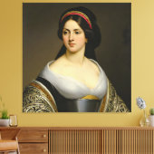 Isabella Marie Rousseau Kunstmuseum Leinwanddruck (Insitu (Wohnzimmer))