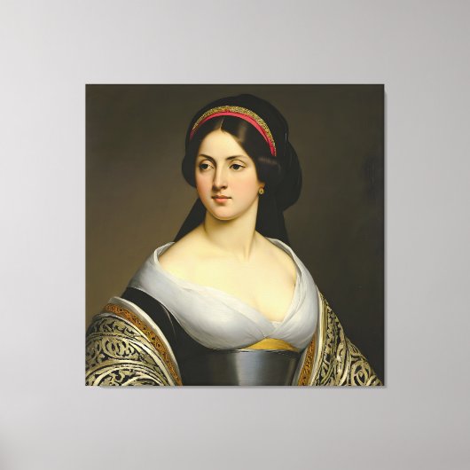 Isabella Marie Rousseau Kunstmuseum Leinwanddruck (Vorderseite)