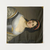 Isabella Marie Rousseau Kunstmuseum Wandteppich (Vorderseite (Horizontal))