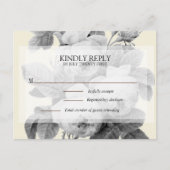 Isabella Monochrome Vintage Rose UAWG Postkarte (Vorderseite)