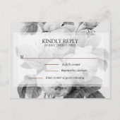 Isabella Monochrome Vintage Rose UAWG Postkarte (Vorderseite)