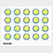 Isabella Niedlich Baby Chick Sticker (Blatt)