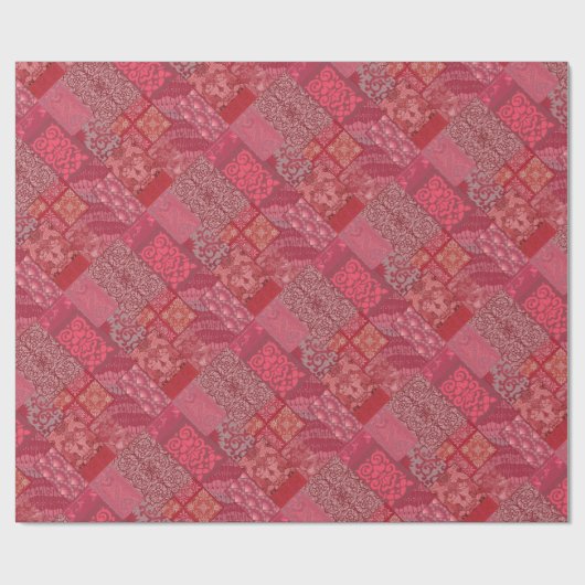 Isabella-Rot Geschenkpapier (Flach)