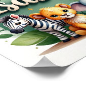 Isabella Safari Kinderzimmer Poster (Ecke)