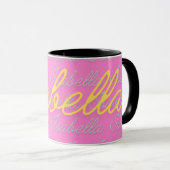 Isabella Signature Name Pattern Tasse (VorderseiteRechts)