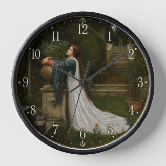 Isabella und der Basilikumtopf Uhr
