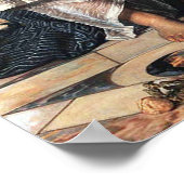 Isabella und die Basilika von William Hunt Poster (Ecke)