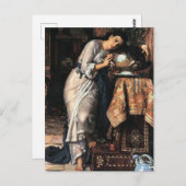 Isabella und die Basilika von William Hunt Postkarte (Vorne/Hinten)