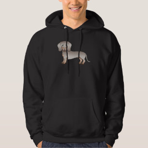 Isabella und Tan Kurzhaar Dachshund-Hundedesign Hoodie