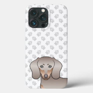 Isabella und Tan Kurzhaar-Dachshund-Kopf & Pfoten Case-Mate iPhone Hülle