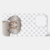 Isabella und Tan Long Hair Dackel Head & Paws Case-Mate iPhone Hülle (Rückseite (Horizontal))