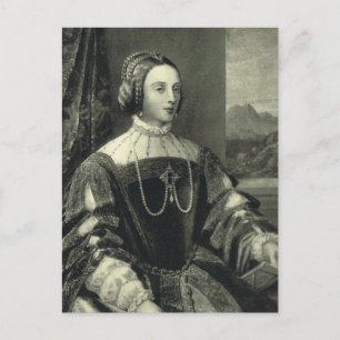 Isabella von Portugal Postkarte