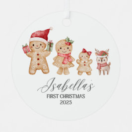 Isabella's First Christmas Ornament Aus Metall