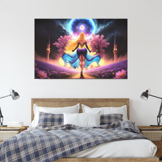 Isabellas Moschee Leinwanddruck (Insitu (Schlafzimmer))