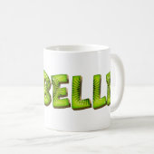 Isabelle Name Kiwi Style Tasse Kaffeetasse (VorderseiteRechts)