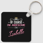 Isabelle Natürlich bin ich Phantastisch Schlüsselanhänger (Rückseite)