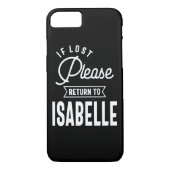 Isabelle Personalisiert Name Birthday Gift Case-Mate iPhone Hülle (Rückseite)