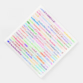 Isabelle Text Design II Serviette (Ecke)