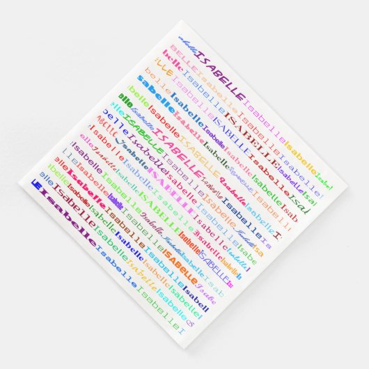 Isabelle Text Design II Serviette (Ecke)