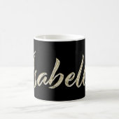 Isabelle white gold Handwriting Tasse Kaffeetasse (Mittel)