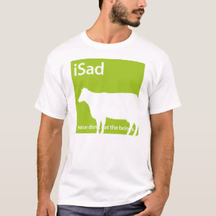 iSad Kuh-veganer oder vegetarischer T - Shirt