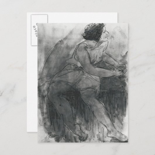 Isadora Duncan Postkarte (Vorne/Hinten)