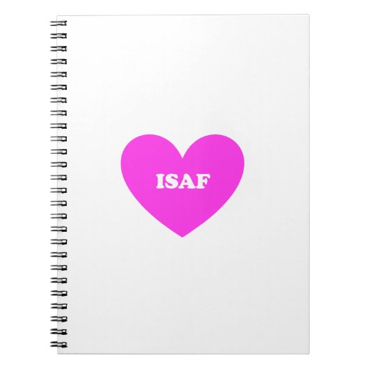 Isaf Notizblock (Vorderseite)