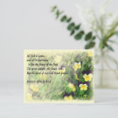 Isaiah40:6.8 Postkarte (Stehend Vorderseite)