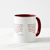 Isaiah 10:33 KJV Bibelverse Zweittonne-Tasse Tasse (VorderseiteRechts)