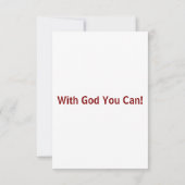 Isaiah 10:33 KJV Bible Verse Flat Greeting Karte (Rückseite)