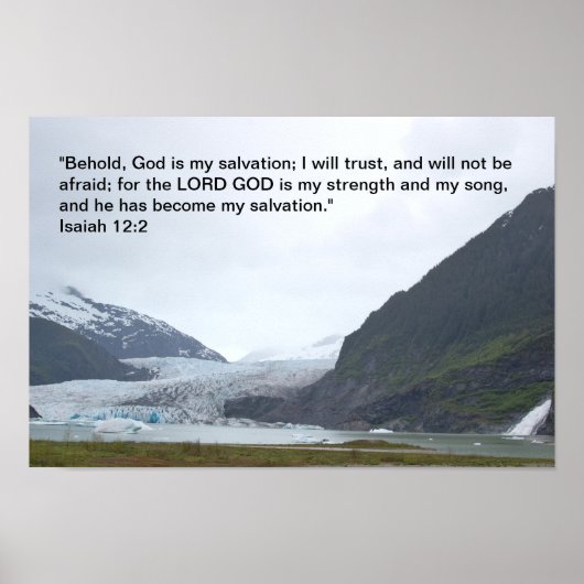 Isaiah 12:2 Poster (Vorne)