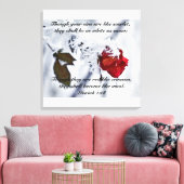 Isaiah 1:18 Bibelverse Wrapped Canvas Leinwanddruck (Insitu (Wohnzimmer))