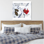 Isaiah 1:18 Bibelverse Wrapped Canvas Leinwanddruck (Insitu (Schlafzimmer))