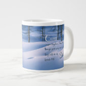 Isaiah 1:18 Inspirational Jumbo-Tasse (Vorderseite Rechts)