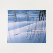 Isaiah 1:18 Inspirational Wandteppich (Vorderseite (Horizontal))