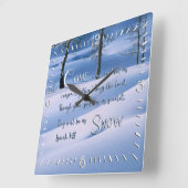 Isaiah 1:18 Uhr der Wand auf dem Inspirationsplatz (Winkel)